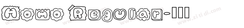 Momo Regular字体转换